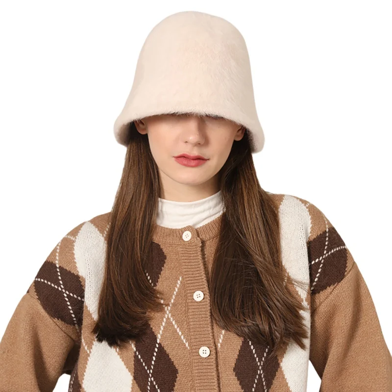 Women Warm Bucket Hats Thermal Rabbit Fur Cap Sports Running Warm Soft Thickened Fisherman Hat Outdoor Windproof Small Basin Cap
Women Warm Bucket Hats Thermal Rabbit Fur Cap Sports Running Warm Soft Thickened Fisherman Hat Outdoor Windproof Small Basin Cap