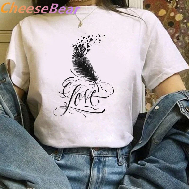 Women Feather Funny Web Vintage Watercolor Aesthetic Fashion Graphic Female Tops Tees Tshirt T-Shirt Lady Cartoon Print Clothes
Women Feather Funny Web Vintage Watercolor Aesthetic Fashion Graphic Female Tops Tees Tshirt T-Shirt Lady Cartoon Print Clothes