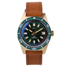 Heimdallr мужские бронзовые часы для дайвинга 62MAS Винтажный Зеленый