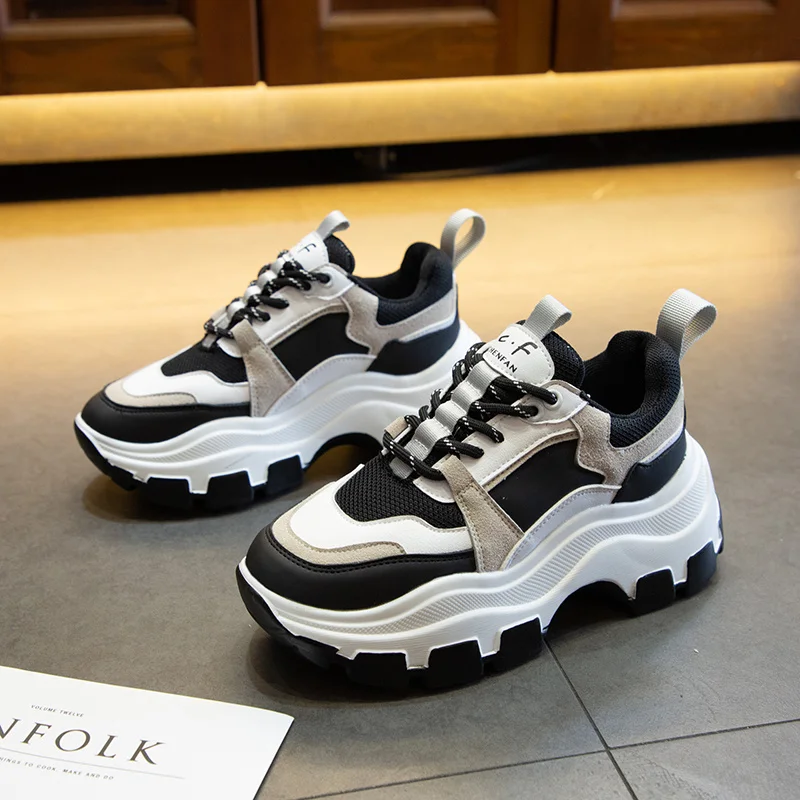 2020 spring Platform Sneakers Women Spring 8CM Thick Bottom Dad Shoes Height Increased Casual Shoes Breathing Warm Leisure Shoes
2020 spring Platform Sneakers Women Spring 8CM Thick Bottom Dad Shoes Height Increased Casual Shoes Breathing Warm Leisure Shoes