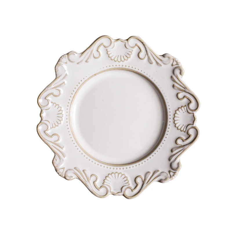 Ceramic Tableware Steak Plate Entree Dessert Plate Soup Salad Bowl Simple Retro European Tableware Bone China Dinnerware Sets
Ceramic Tableware Steak Plate Entree Dessert Plate Soup Salad Bowl Simple Retro European Tableware Bone China Dinnerware Sets