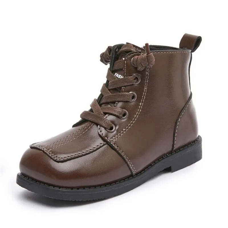 Children Mid-tube Boots Winter Unisex Boys Girls Fashion Martin Booties Short Plush Kids Leather Botas
Children Mid-tube Boots Winter Unisex Boys Girls Fashion Martin Booties Short Plush Kids Leather Botas