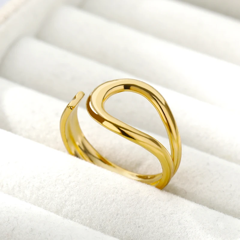 Gold Minimalist Hollow Rings for Women Cute Ring Stainless Steel Adjustable Open Ring Personality Party Jewelry Gifts On-Sale
Gold Minimalist Hollow Rings for Women Cute Ring Stainless Steel Adjustable Open Ring Personality Party Jewelry Gifts On-Sale