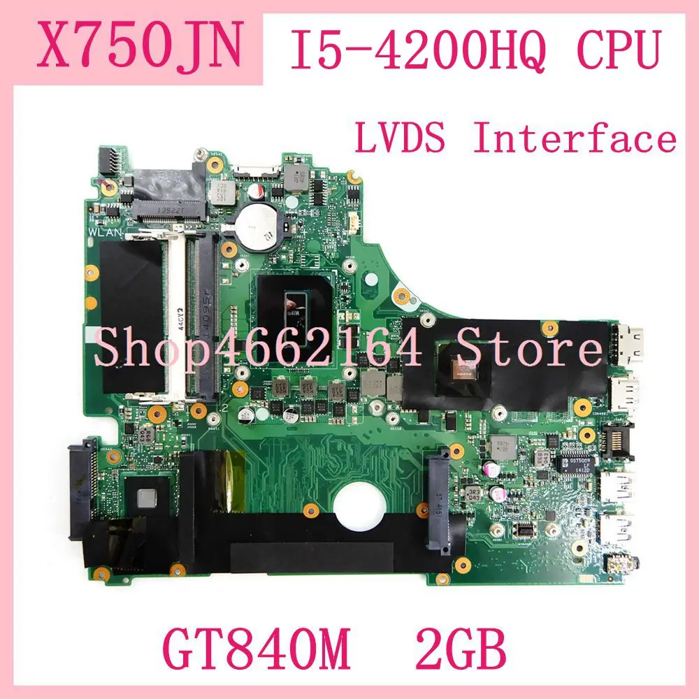 Материнская плата X750JN I5-4200HQ CPU GT840M 2 Гб REV 2,0 для ASus X750J X750JN X750JB Материнская плата ноутбука 90NB0660-R00020 100% тестирование
Материнская плата X750JN I5-4200HQ CPU GT840M 2 Гб REV 2,0 для ASus X750J X750JN X750JB Материнская плата ноутбука 90NB0660-R00020 100% тестирование