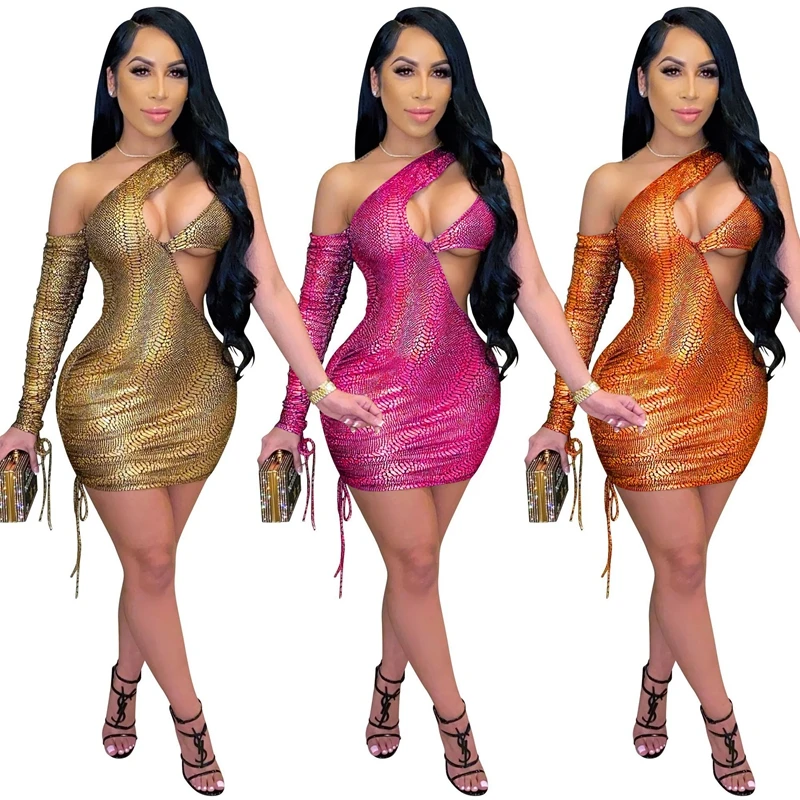 Spring Print Sexy Bodycon Dress Women Clothes One Shoulder Short Mini Dresses for Women Party Club Drawstring Slim Bandage Dress
Spring Print Sexy Bodycon Dress Women Clothes One Shoulder Short Mini Dresses for Women Party Club Drawstring Slim Bandage Dress