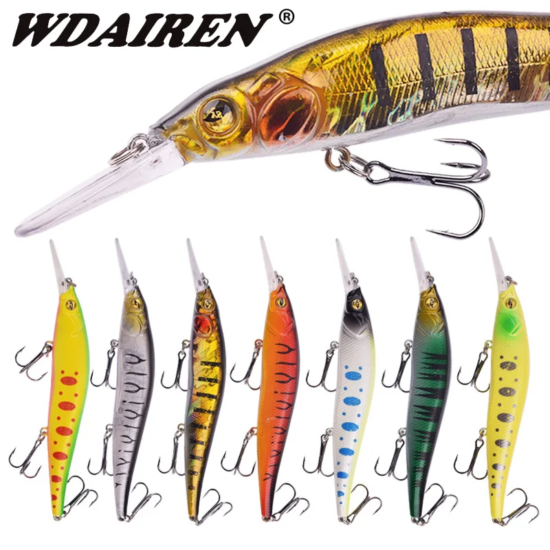1Pcs Pesca Minnow Fishing Lures Floating Hard Bait Wobblers 13.5cm 16g Artificial Swimbaits With Treble Hooks Bass Carp Tackle
1Pcs Pesca Minnow Fishing Lures Floating Hard Bait Wobblers 13.5cm 16g Artificial Swimbaits With Treble Hooks Bass Carp Tackle