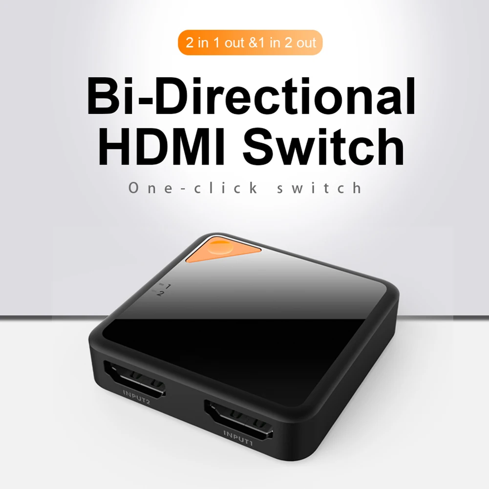 HDMI Splitter 1x2/2x1 Switch No External Power Required Support 4K 2K 3D for Xbox PS4 TV in stock fast shipping | Электроника