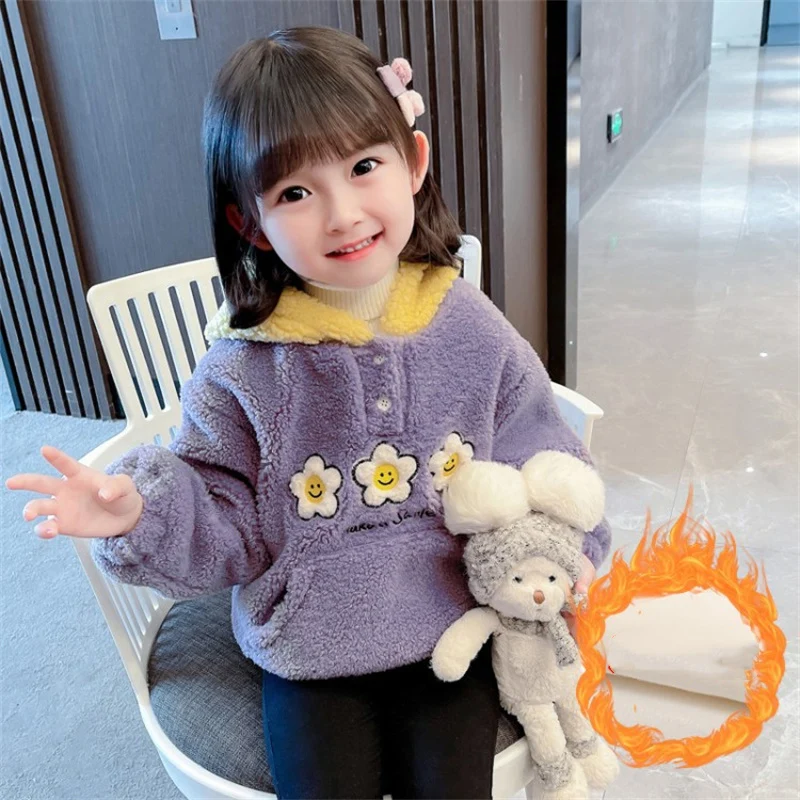 Girls' Hoodies Sweatshirts Kids Jacket 2021 New Arrive Warm Winter Autumn Thicken Velvet Fleece Cotton Baby's Children's Clothin 
Girls' Hoodies Sweatshirts Kids Jacket 2021 New Arrive Warm Winter Autumn Thicken Velvet Fleece Cotton Baby's Children's Clothin