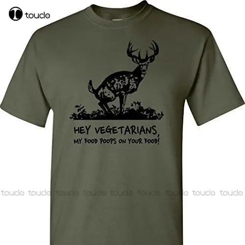 Новейшая Мужская футболка, модная футболка с надписью Hey vegitists, My Food Poops On Your Food On A Military, зеленая футболка унисекс с круглым вырезом и коротким ...
Новейшая Мужская футболка, модная футболка с надписью Hey vegitists, My Food Poops On Your Food On A Military, зеленая футболка унисекс с круглым вырезом и коротким ...