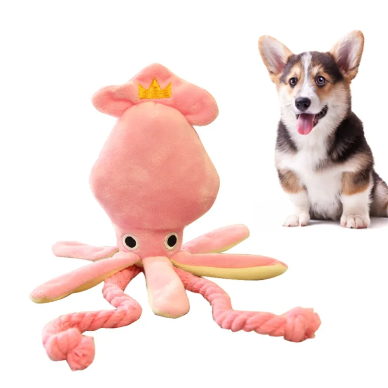 Cute Squid Dog Toy Octopus Lovely BB Plush Pet Puppy Rope Cleaning Teeth Toys Pink Chew Squeak Toys Pet Supplies
Cute Squid Dog Toy Octopus Lovely BB Plush Pet Puppy Rope Cleaning Teeth Toys Pink Chew Squeak Toys Pet Supplies
