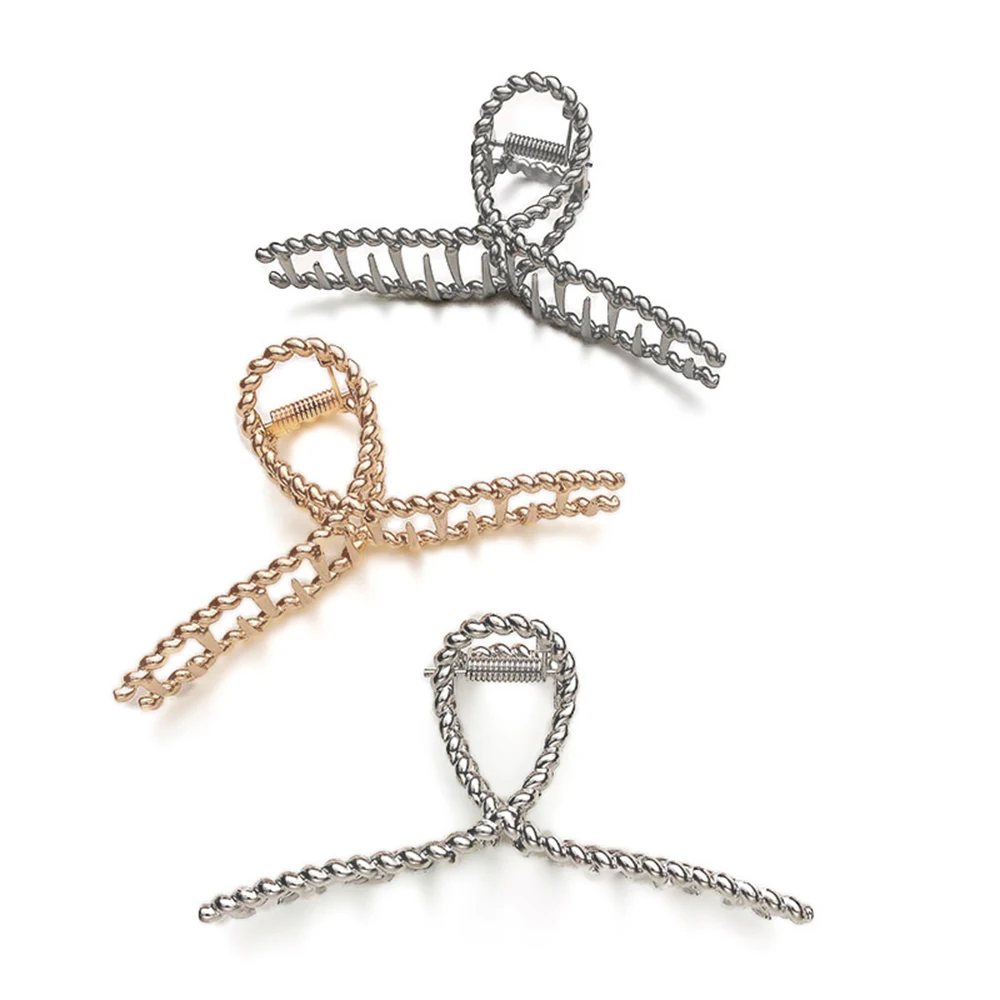 New Hairgrip Woman Girls Metal Hair Claws Hair Accessories Chic Barrettes Hairclips Metal Ladies Hair Clamps Ornaments Crab
New Hairgrip Woman Girls Metal Hair Claws Hair Accessories Chic Barrettes Hairclips Metal Ladies Hair Clamps Ornaments Crab