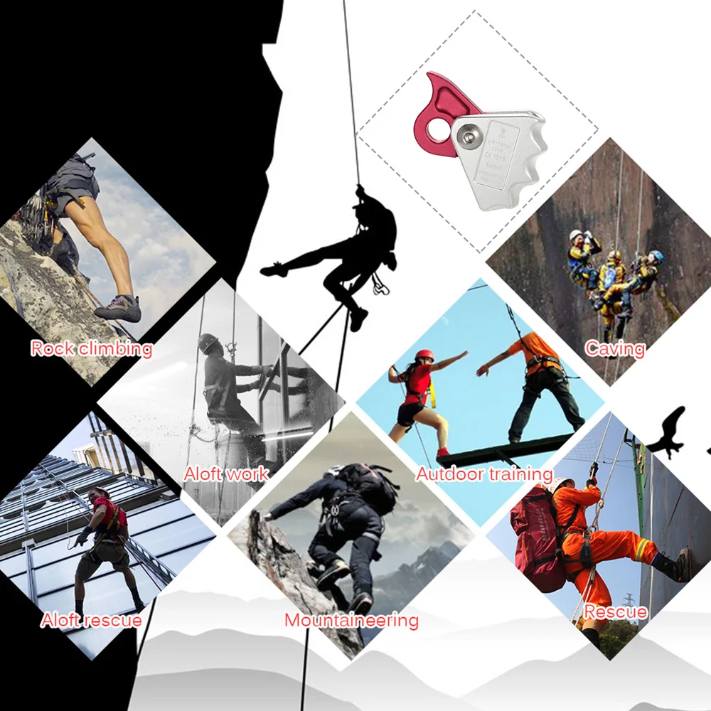Lixada 15kN Rock Climbing Rope Grab Protection Equipment for 9-12mm Rope Outdoor Climbing Tools 
Lixada 15kN Rock Climbing Rope Grab Protection Equipment for 9-12mm Rope Outdoor Climbing Tools
