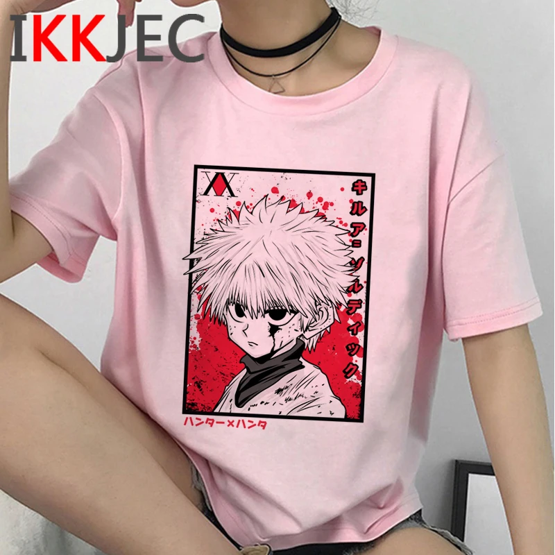 Футболка Hunter x киллуа хисока Курапика одежда мужская белая футболка Винтажная с