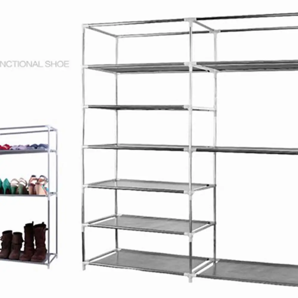 Double Row 9 Grid Shoe Rack Household Folding Steel Tube Non-Woven Fabric Plastic Space-Saving Closed Balcony Shoemaker Storage
Double Row 9 Grid Shoe Rack Household Folding Steel Tube Non-Woven Fabric Plastic Space-Saving Closed Balcony Shoemaker Storage