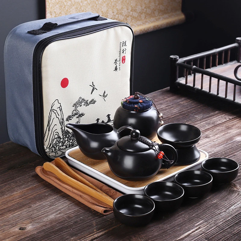 Portable Ceramic Teaware Set Chinese Kung Fu Teaset Teapot Traveller Teaware With Bag Teaset Gaiwan Tea Cups Of Tea Ceremony
Portable Ceramic Teaware Set Chinese Kung Fu Teaset Teapot Traveller Teaware With Bag Teaset Gaiwan Tea Cups Of Tea Ceremony