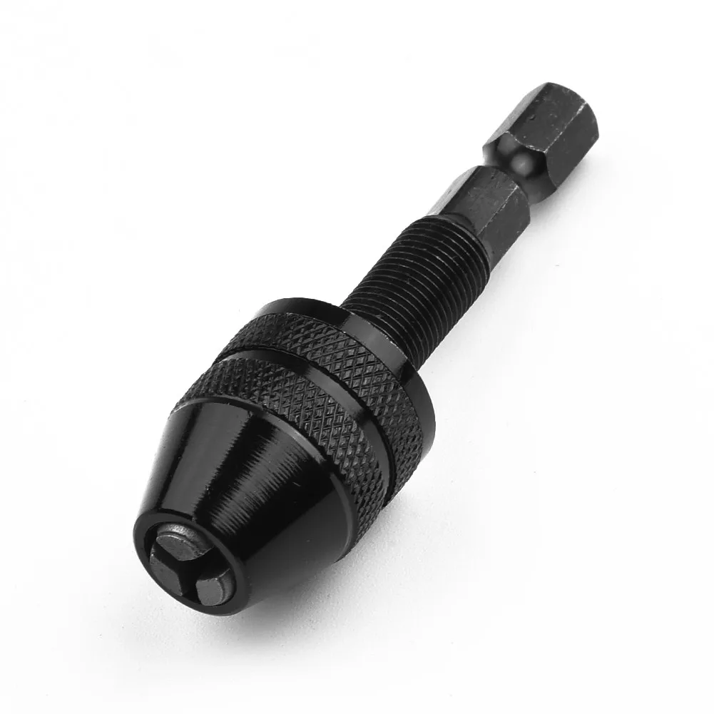 1/4\" Keyless Drill Chuck Quick Change Aluminum alloy Conversion Drill Bit Driver Tool Black Practical Hot Durable
1/4\" Keyless Drill Chuck Quick Change Aluminum alloy Conversion Drill Bit Driver Tool Black Practical Hot Durable