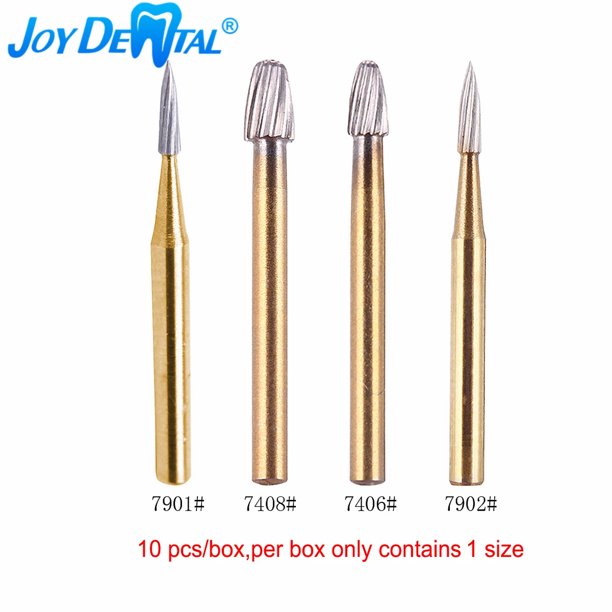 10pcs/Box Dental Burs Tungsten Carbide Trimming Finishing FG7901 FG7902 FG7406 FG7408 for High Speed Handpiece
10pcs/Box Dental Burs Tungsten Carbide Trimming Finishing FG7901 FG7902 FG7406 FG7408 for High Speed Handpiece