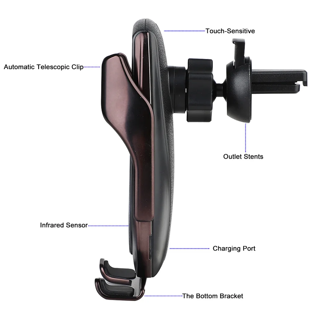 R2 Car Wireless Charger Infrared Sensor For iPhone Samsung For Xiaomi Huawei 10W Fast Car Charging Mount Automatic Clamping
R2 Car Wireless Charger Infrared Sensor For iPhone Samsung For Xiaomi Huawei 10W Fast Car Charging Mount Automatic Clamping