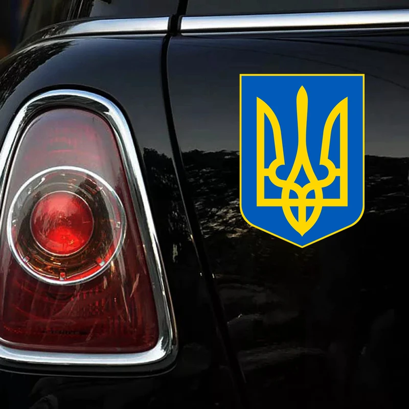 Coat of Arms of Ukraine Car Stickers Decals Car Window Car Decorative for Rear Window Trunk KK18*13cm
Coat of Arms of Ukraine Car Stickers Decals Car Window Car Decorative for Rear Window Trunk KK18*13cm