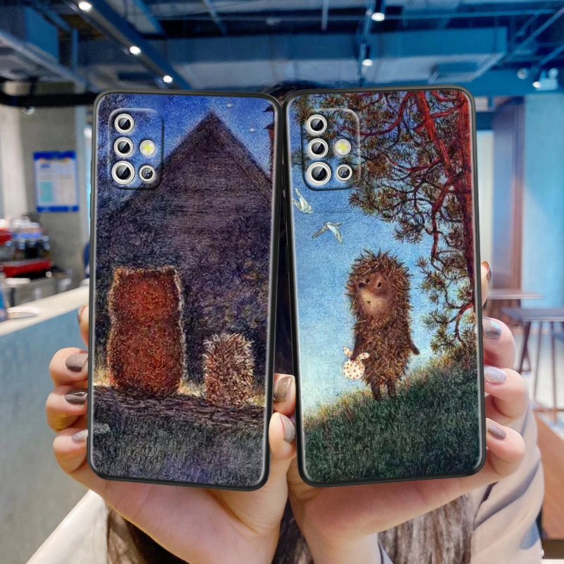 Hedgehog in the Fog For Samsung Galaxy A41 A31 A21S A21 A11 A03 A01 Core A91 A81 A71 A51 5G UW Black TPU Phone Case Capa
Hedgehog in the Fog For Samsung Galaxy A41 A31 A21S A21 A11 A03 A01 Core A91 A81 A71 A51 5G UW Black TPU Phone Case Capa