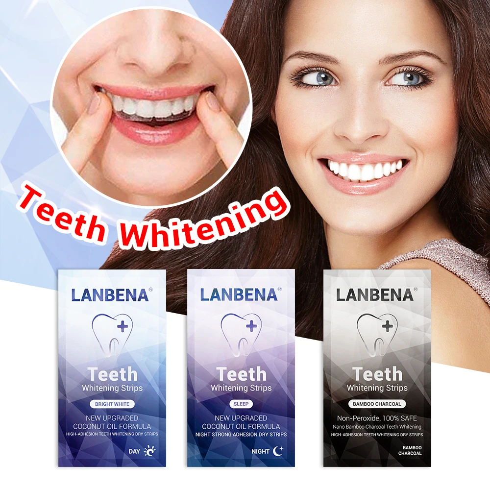 LANBENA 1pcsTeeth Whitening Strips Repairing Oral Teeth Hygiene Removes Plaque Stain Tooth Bleaching Care
LANBENA 1pcsTeeth Whitening Strips Repairing Oral Teeth Hygiene Removes Plaque Stain Tooth Bleaching Care