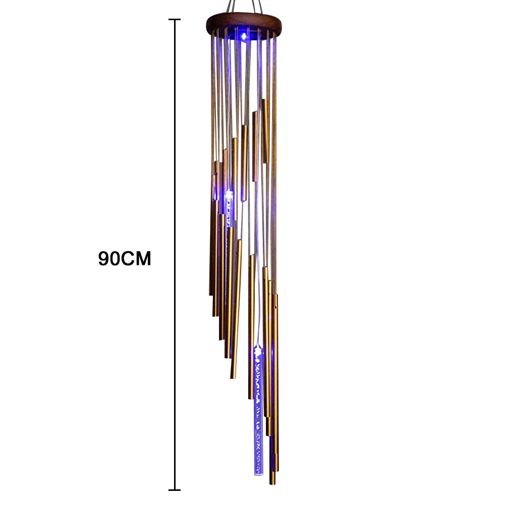 18 Tubes Wind Chime Bells Pendant Lamp Metal Hanging Solar Light Outdoor Yard Garden Decor Windchime Ornament
18 Tubes Wind Chime Bells Pendant Lamp Metal Hanging Solar Light Outdoor Yard Garden Decor Windchime Ornament