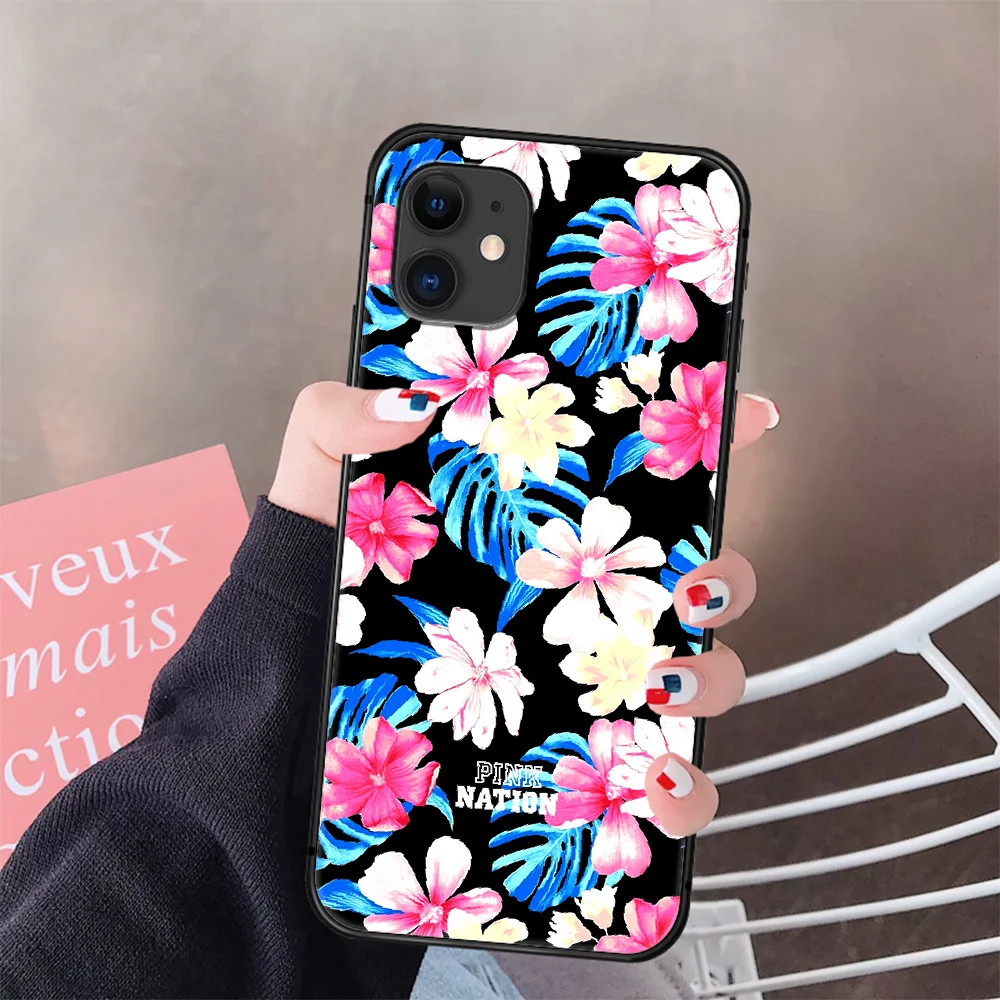 Pink Nation Brand Phone Case Cover Hull For IPhone 5 5s se 2 6 6s 7 8 12 Mini Plus X XS XR 11 PRO MAX black Cover 3D Waterproof
Pink Nation Brand Phone Case Cover Hull For IPhone 5 5s se 2 6 6s 7 8 12 Mini Plus X XS XR 11 PRO MAX black Cover 3D Waterproof