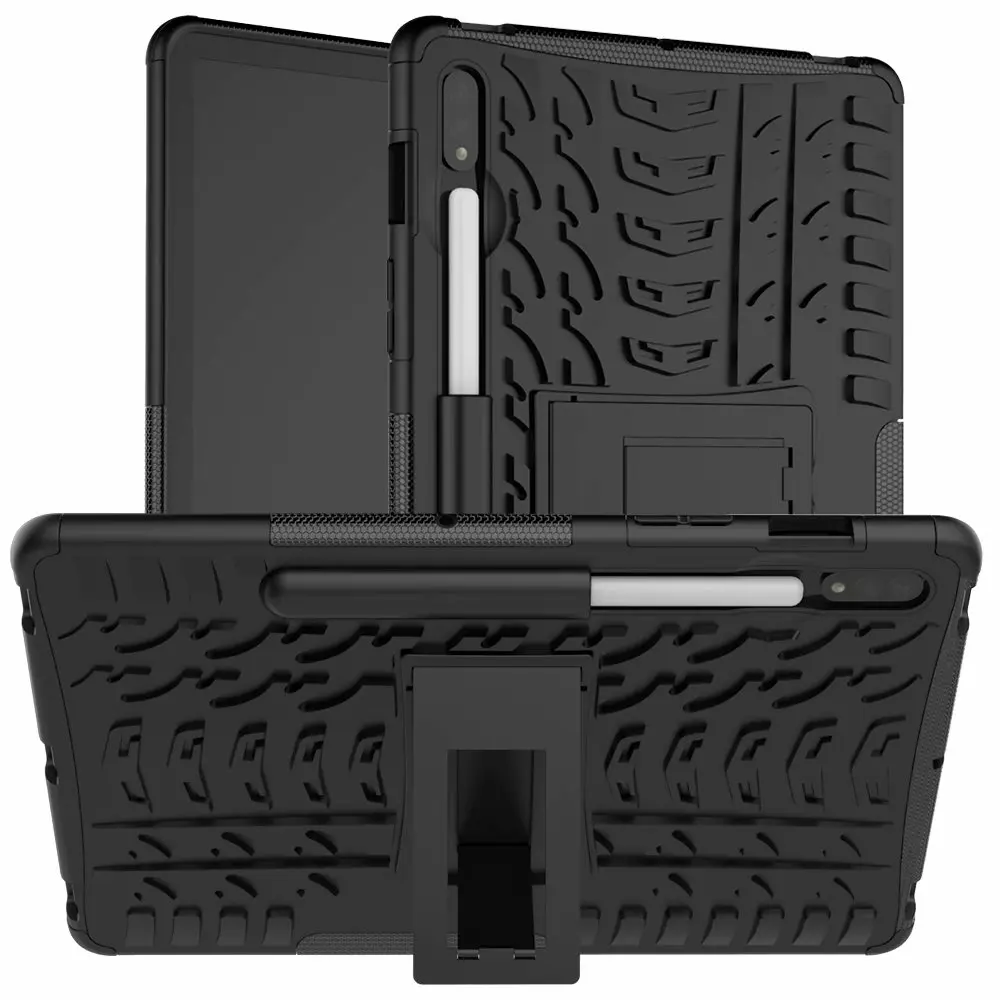 Противоударный Прочный двухслойный защитный чехол с подставкой для Samsung Galaxy Tab S7 11 (SM-T870/T875/T876)
Противоударный Прочный двухслойный защитный чехол с подставкой для Samsung Galaxy Tab S7 11 (SM-T870/T875/T876)