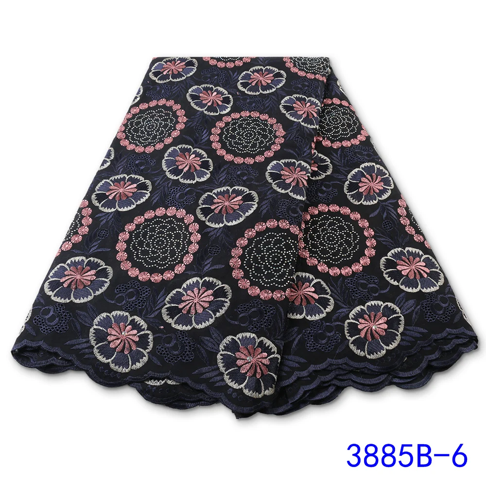 NI.AI Black High Quality African Lace Fabric With Stones Swiss Voile Lace In Switzerland Dubai Style Punch Cotton Dress 3885B
NI.AI Black High Quality African Lace Fabric With Stones Swiss Voile Lace In Switzerland Dubai Style Punch Cotton Dress 3885B
