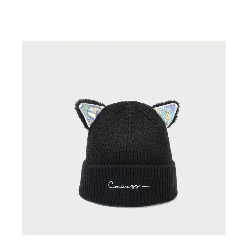 Obawa Knitted hat women's autumn and winter new trendy brand wool hat cat ear hat fashion knitted cap birthday gifts
Obawa Knitted hat women's autumn and winter new trendy brand wool hat cat ear hat fashion knitted cap birthday gifts