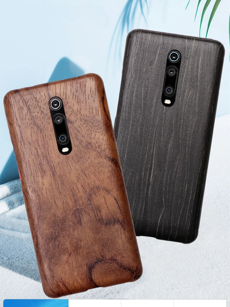 Чехол для телефона из натурального дерева Xiaomi 9T PRO Redmi K20 Pro чехол черного ледяного