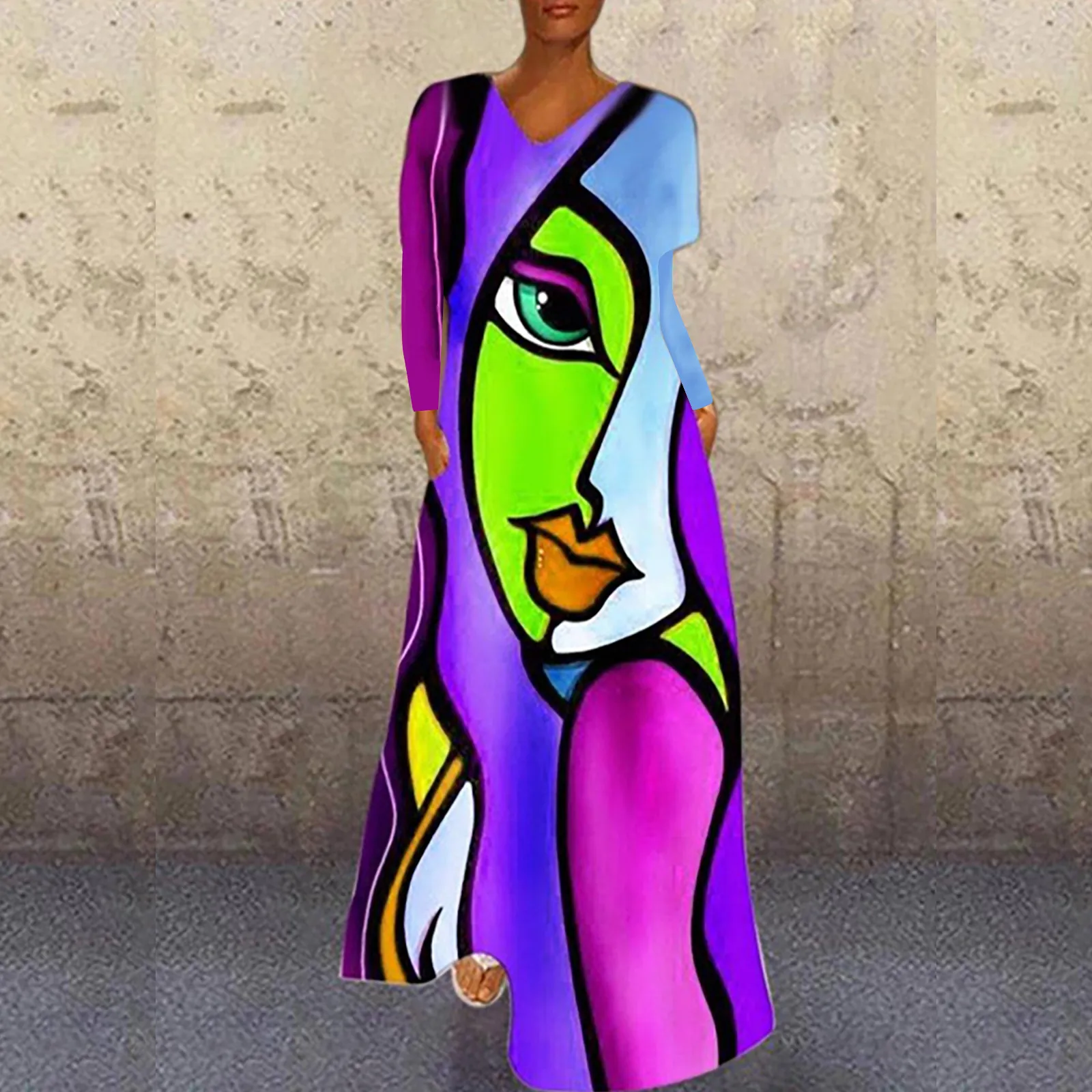 Dresses For Women Fashion Print Casual Long Sleeve O-neck Loose Knee-lengthelegant Skirt Gift Ensemble 2021 Trend Fashion Women
Dresses For Women Fashion Print Casual Long Sleeve O-neck Loose Knee-lengthelegant Skirt Gift Ensemble 2021 Trend Fashion Women