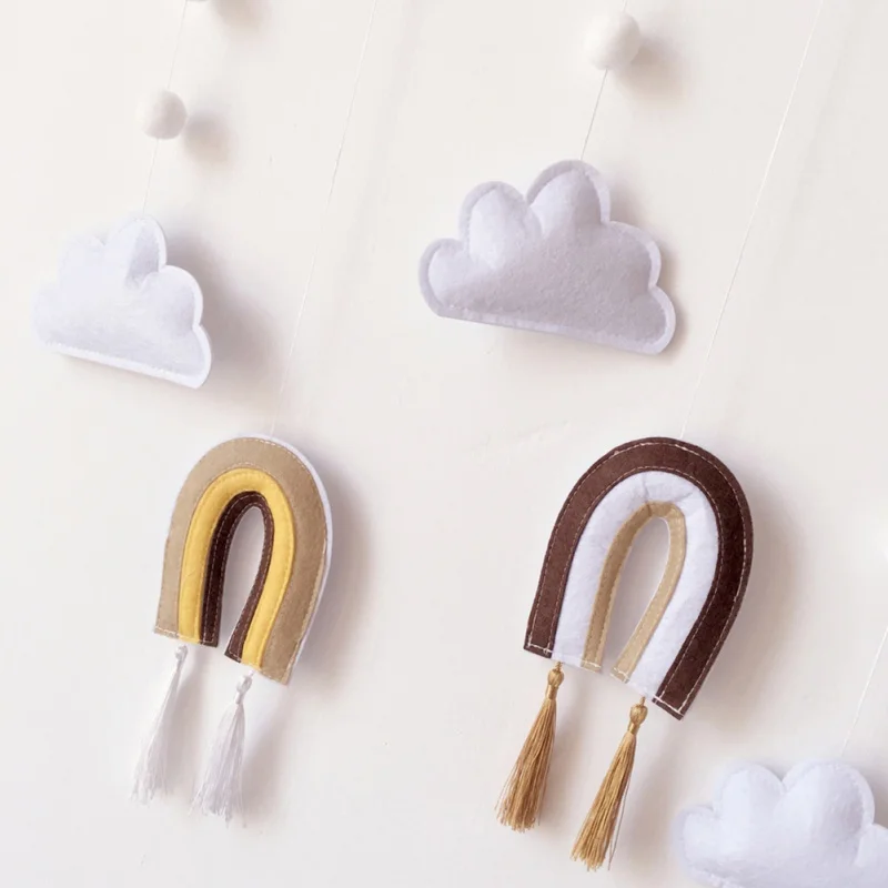 Nordic Cute Felt Clouds Shape Wall Hanging Ornaments Wooden Stick Tassel Pendants Kids Room Decoration Photography Props
Nordic Cute Felt Clouds Shape Wall Hanging Ornaments Wooden Stick Tassel Pendants Kids Room Decoration Photography Props