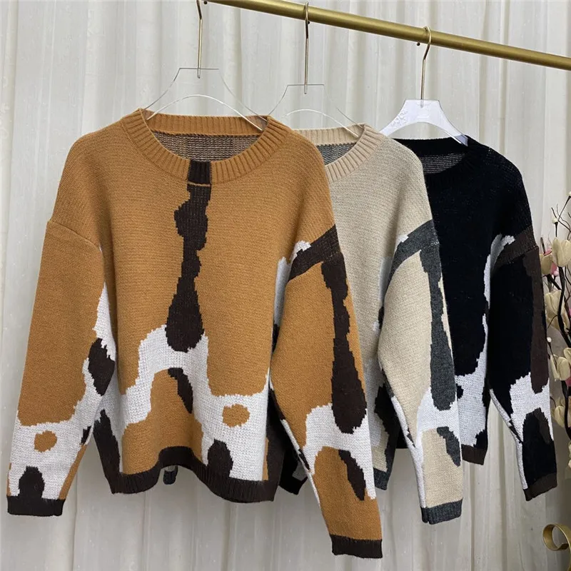 Women 2020 Fashion Elegant Office Lady Knitted Sweater Jumper O Neck Female Oversize Pullovers Chic Tops
Women 2020 Fashion Elegant Office Lady Knitted Sweater Jumper O Neck Female Oversize Pullovers Chic Tops