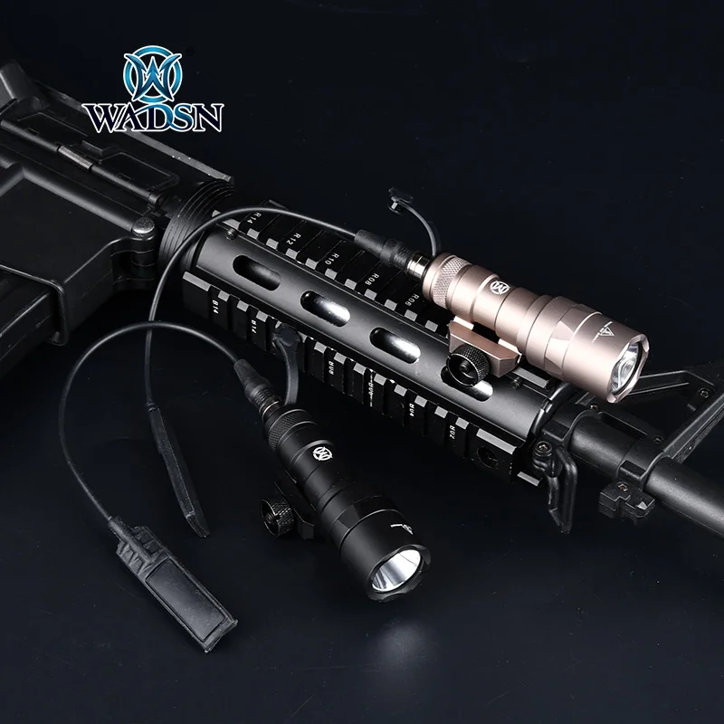 WADSN Surefir M300 M300C Scout Light Tactical Flashlight Momentary Pressure Remote Switch Rifle Airsoft Metal Weapon Light Mount
WADSN Surefir M300 M300C Scout Light Tactical Flashlight Momentary Pressure Remote Switch Rifle Airsoft Metal Weapon Light Mount