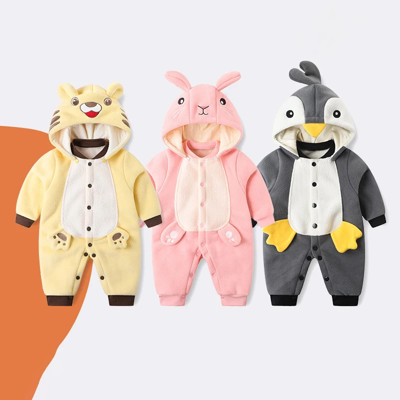 Baby Cartoon Hooded Thicken Winter Rompers Newborn Cartoon Jumpsuits Warm Infant Clothes Toddler Cute Fall Clothes
Baby Cartoon Hooded Thicken Winter Rompers Newborn Cartoon Jumpsuits Warm Infant Clothes Toddler Cute Fall Clothes