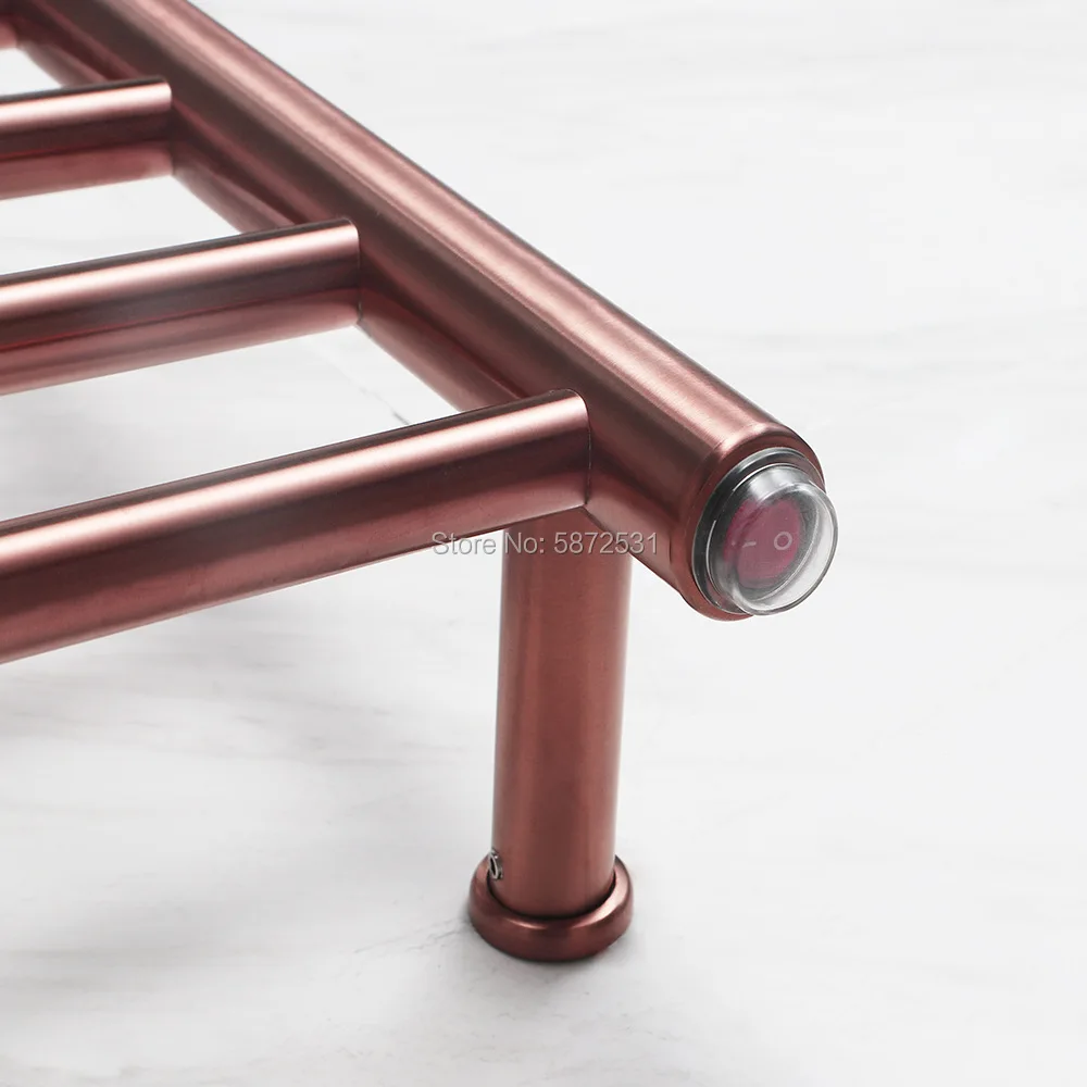 2023 New Luxurious Brazil Rose Gold Heated Towel Rack 304 Stainless Steel Golden Towel Warmer Wall Mount Rack For Home Bathroom
2023 New Luxurious Brazil Rose Gold Heated Towel Rack 304 Stainless Steel Golden Towel Warmer Wall Mount Rack For Home Bathroom