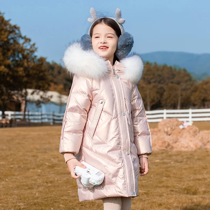 Teenagers White Duck Down Jacket for Girls Hooded Warm Children`s Winter Shiny Outerwear Clothes Coat Kids Parkas Snowwear 4-13Y
Teenagers White Duck Down Jacket for Girls Hooded Warm Children`s Winter Shiny Outerwear Clothes Coat Kids Parkas Snowwear 4-13Y