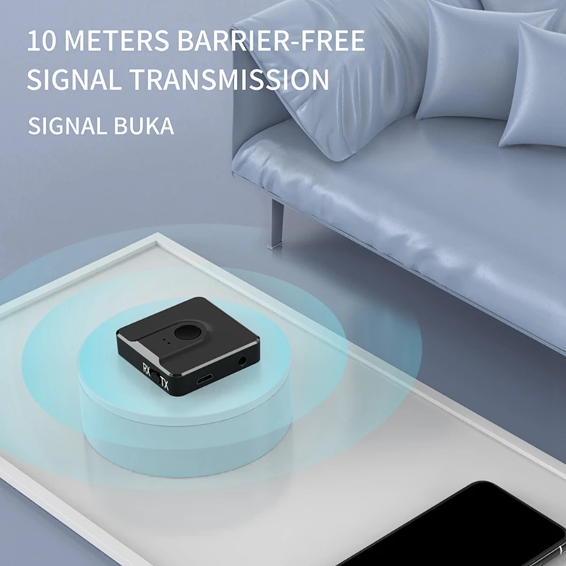 Bluetooth 5.0 Receiver Transmitter 2-In-1 USB Adapter, Suitable for TV/Computer/Car
Bluetooth 5.0 Receiver Transmitter 2-In-1 USB Adapter, Suitable for TV/Computer/Car