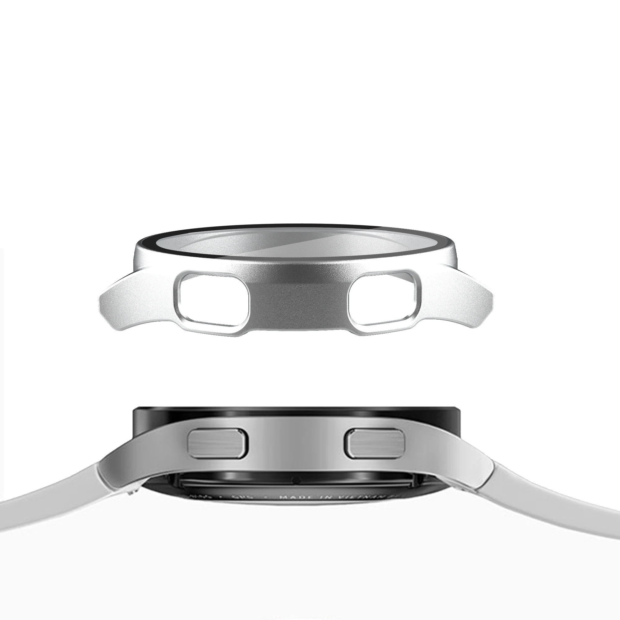 Стекло + чехол для samsung Galaxy watch 4 аксессуары из поликарбоната универсальный