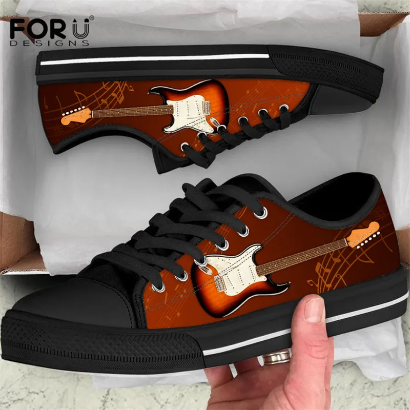FORUDESIGNS Классические Низкие стильные мужские парусиновые туфли электрическая
