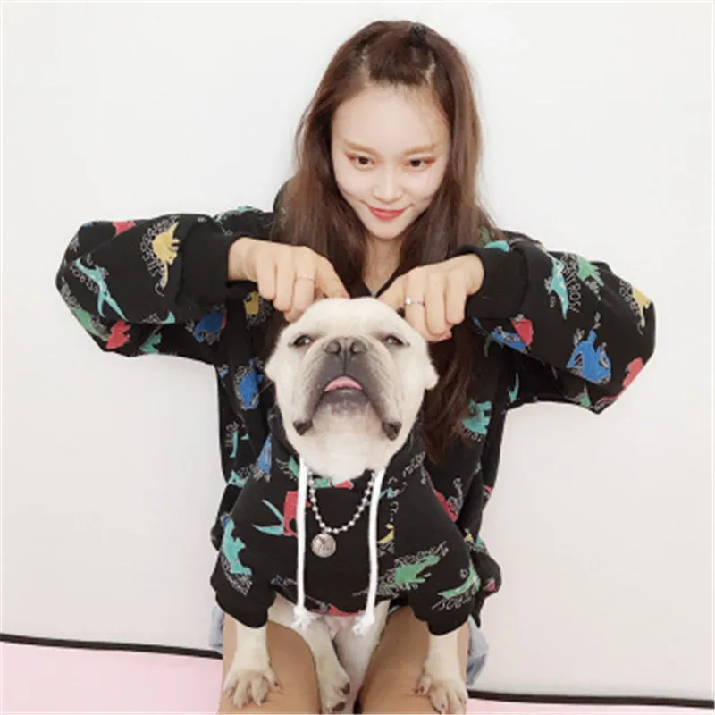 dog clothes2020 Spring Autumn warm small french bulldog pug dog hoodie francais yorkshire labrador Doodle dinosaur sweater S-4XL
dog clothes2020 Spring Autumn warm small french bulldog pug dog hoodie francais yorkshire labrador Doodle dinosaur sweater S-4XL