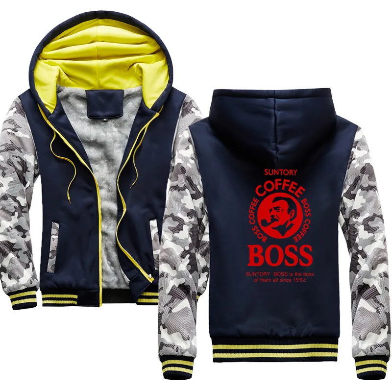 Suntory Boss Coffee Warm Fleece Hoodies Men Sweatshirts 2020 New winter Hip Hop Streetwear Hoody Man's Clothing EU SZIE 5XL
Suntory Boss Coffee Warm Fleece Hoodies Men Sweatshirts 2020 New winter Hip Hop Streetwear Hoody Man's Clothing EU SZIE 5XL