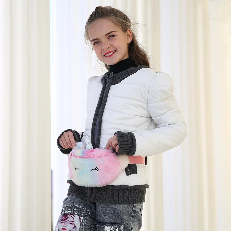 FUDEAM Soft Plush Unicorn Cute Cartoon Animal Kid Waist Packs Travel Children Zipper Chest Bag Key Wallet Student Messenger Bag
FUDEAM Soft Plush Unicorn Cute Cartoon Animal Kid Waist Packs Travel Children Zipper Chest Bag Key Wallet Student Messenger Bag