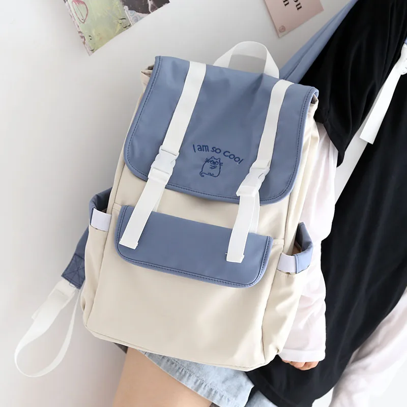 Fresh College Women's Backpacks for Girls Fashion Panelled Schoolbag High School Student Backpack Female 2020 New Bookbag Ladies
Fresh College Women's Backpacks for Girls Fashion Panelled Schoolbag High School Student Backpack Female 2020 New Bookbag Ladies