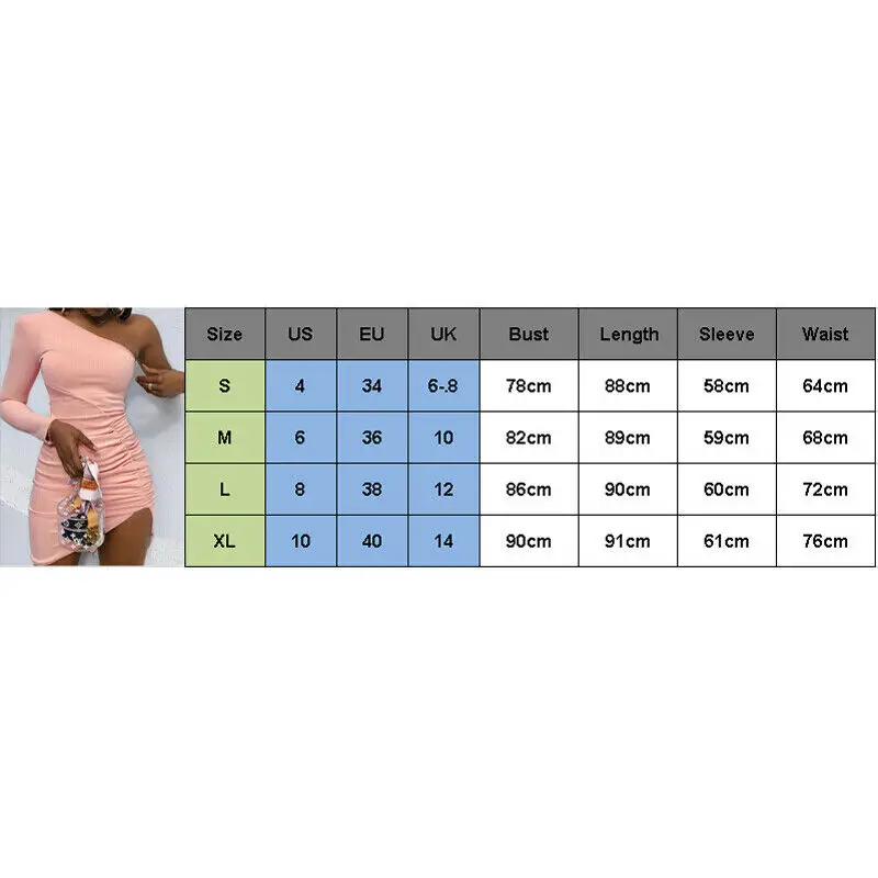 2019 Fashion Trend Women Dress One Shoulder Long Sleeve Sexy Bodycon Evening Party Clubwear Autumn Bandage Sheath Mini Dress
2019 Fashion Trend Women Dress One Shoulder Long Sleeve Sexy Bodycon Evening Party Clubwear Autumn Bandage Sheath Mini Dress