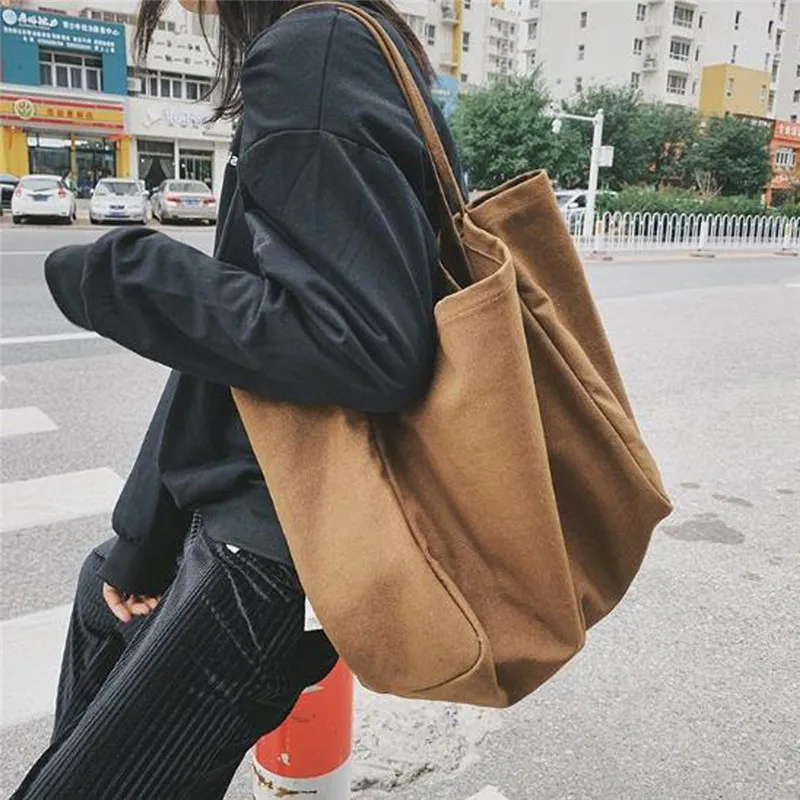 Women Big Canvas Shopping Bag Reusable Soild Extra Large Tote Grocery Bag Eco Environmental Shopper Shoulder Bags For Young Girl
Women Big Canvas Shopping Bag Reusable Soild Extra Large Tote Grocery Bag Eco Environmental Shopper Shoulder Bags For Young Girl