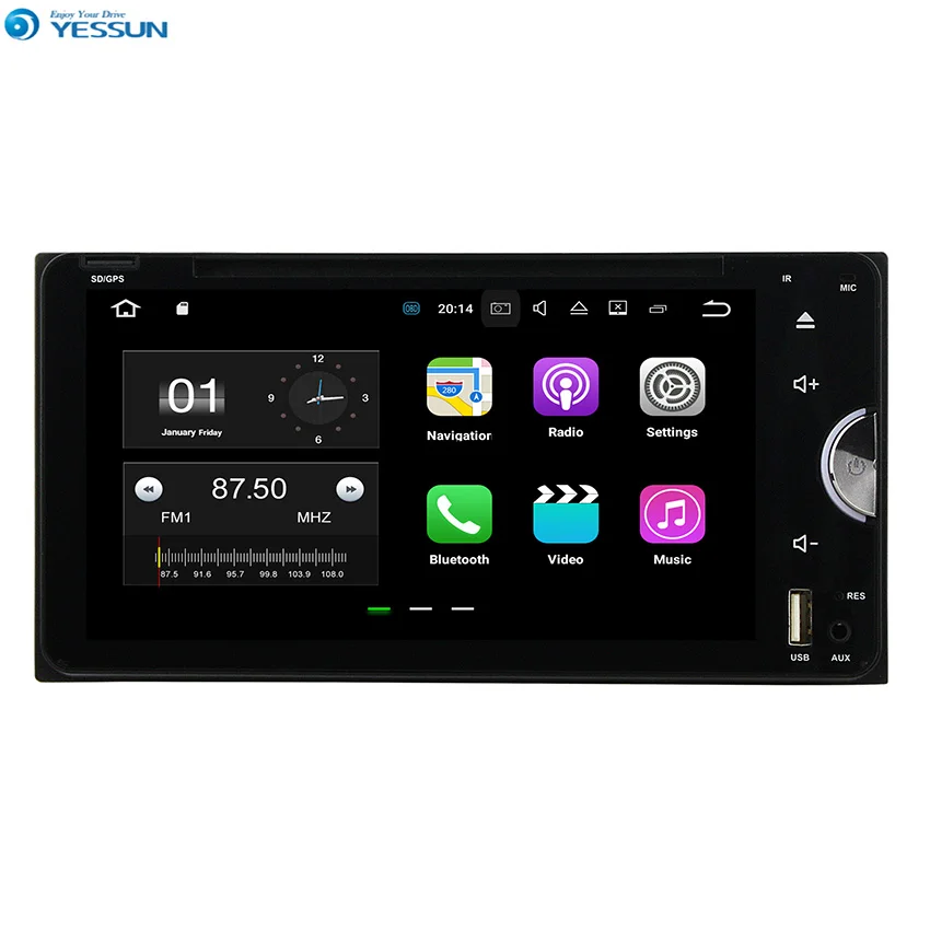 YESSUN Android для Toyota Hilux/Fortuner 2006 ~ 2010 автомобильный навигатор GPS Аудио Видео Стерео HD