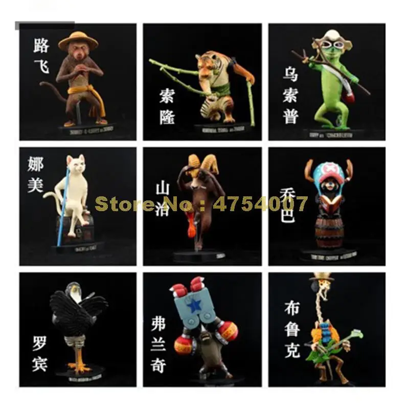 Экшн фигурка Луффи Зоро Нами Робин Аниме one piece 15 я годовщина Коллекционная модель