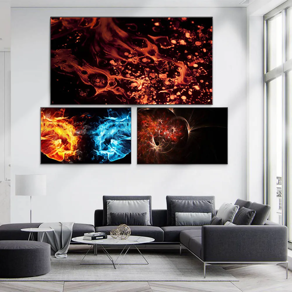 Abstract oil painting space flame art canvas painting living room corridor office home decoration mural
Abstract oil painting space flame art canvas painting living room corridor office home decoration mural